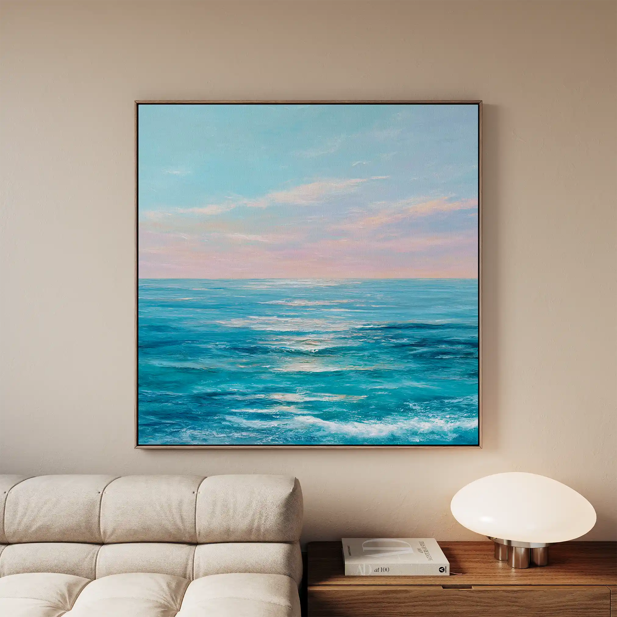 Abstract 973 Canvas Art 60 x 60 cm / Stretched on hidden frame