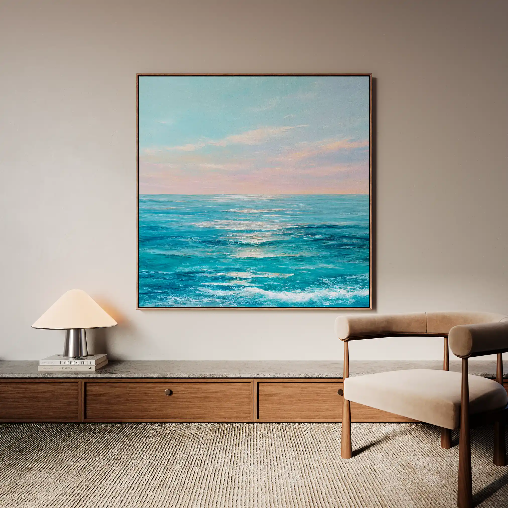 Abstract 973 Canvas Art 60 x 60 cm / Stretched on hidden frame