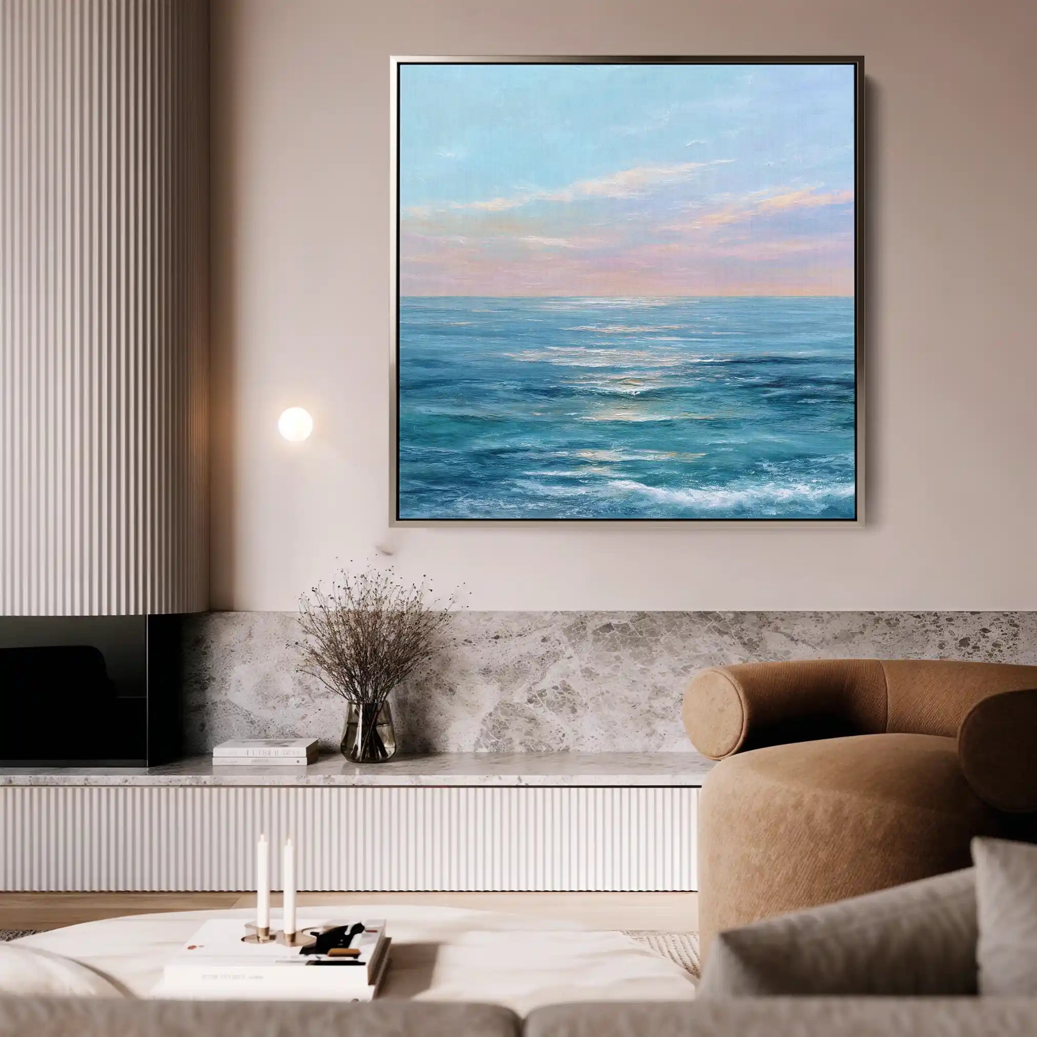 Abstract 973 Canvas Art 60 x 60 cm / Stretched on hidden frame