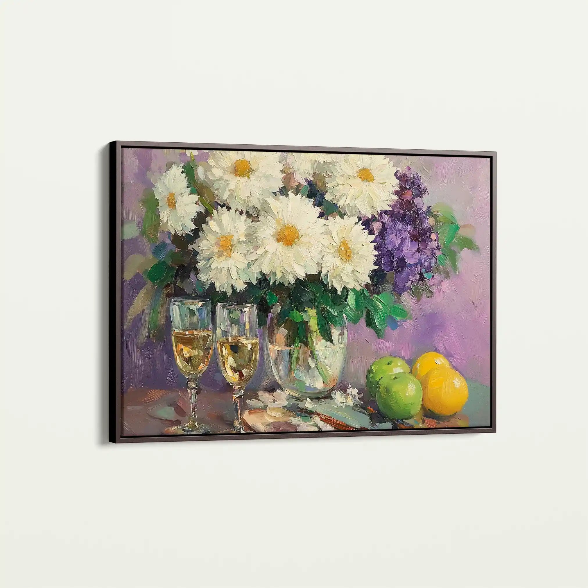 Floral Canvas Wall Art WAD973-F 90 x 60 cm / Stretched on hidden frame