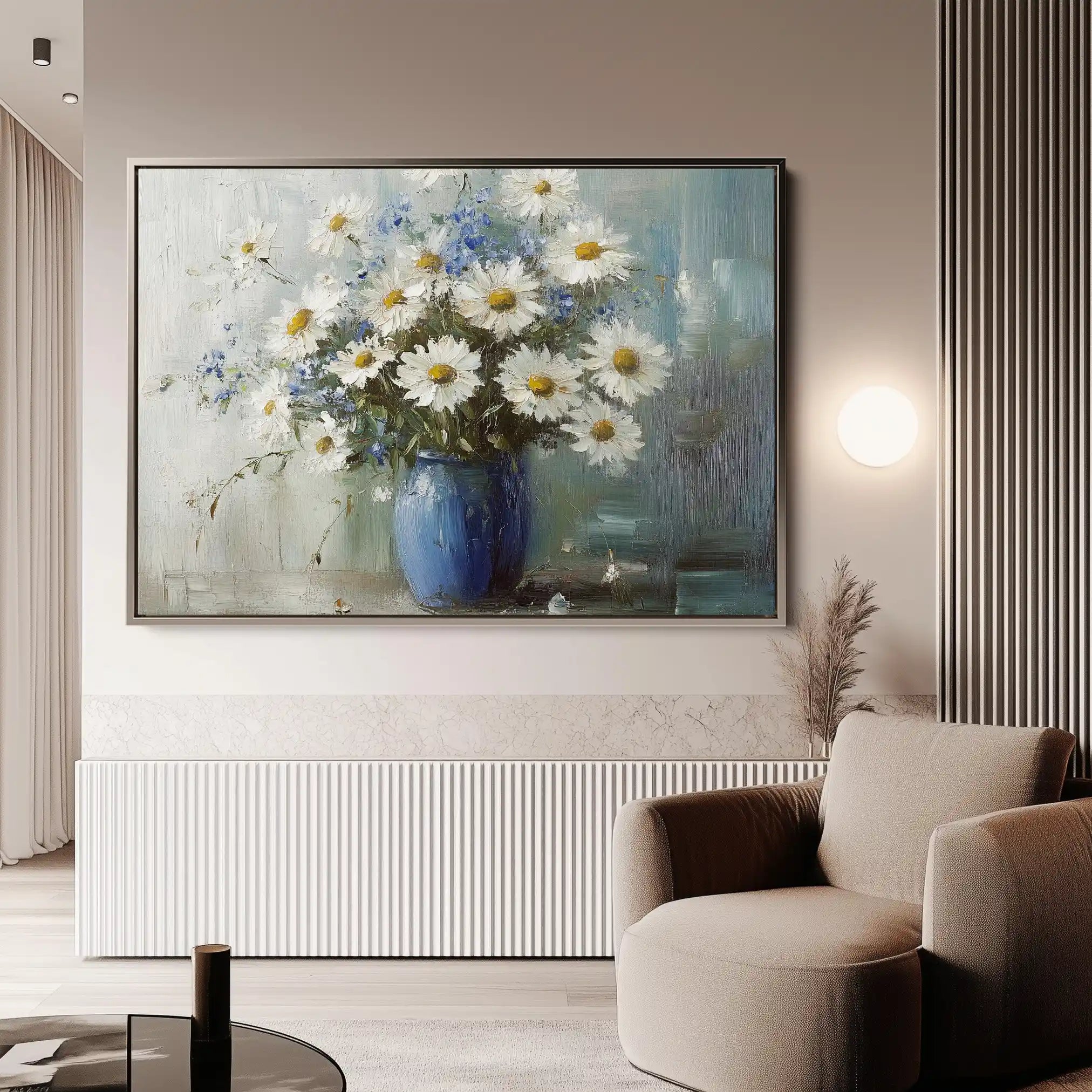 Floral Canvas Wall Art WAD974-F 90 x 60 cm / Stretched on hidden frame