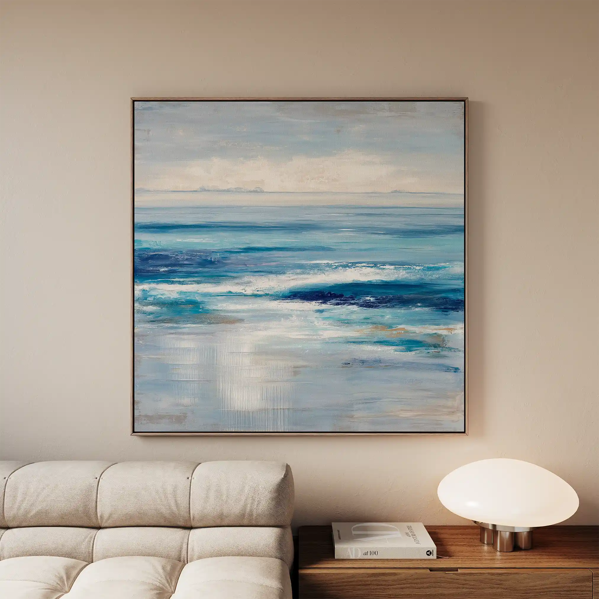 Abstract 975 Canvas Art 60 x 60 cm / Stretched on hidden frame