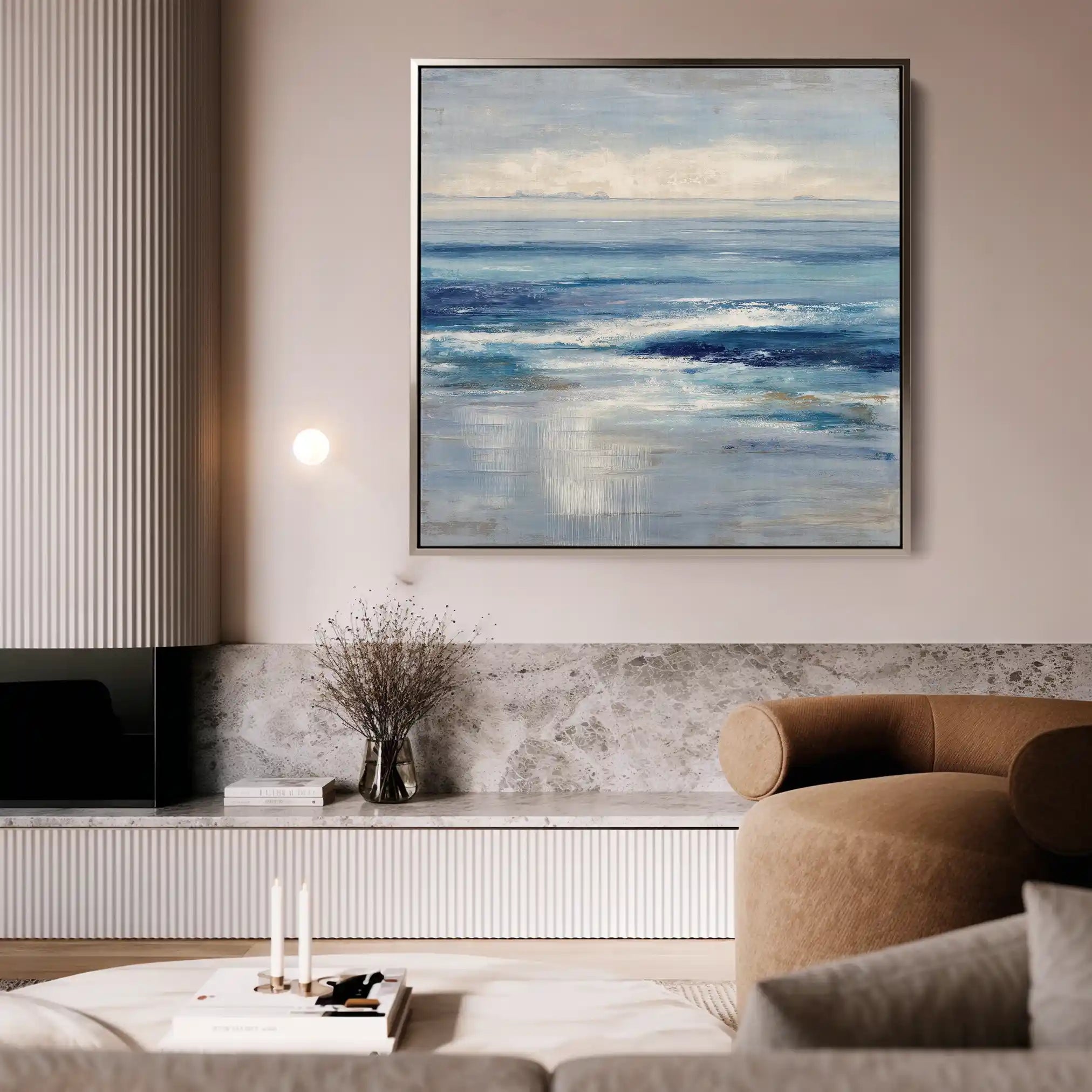 Abstract 975 Canvas Art 60 x 60 cm / Stretched on hidden frame