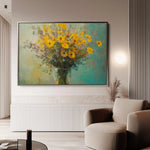 Floral Canvas Wall Art WAD975-F 90 x 60 cm / Stretched on hidden frame