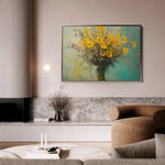 Floral Canvas Wall Art WAD975-F 90 x 60 cm / Stretched on hidden frame