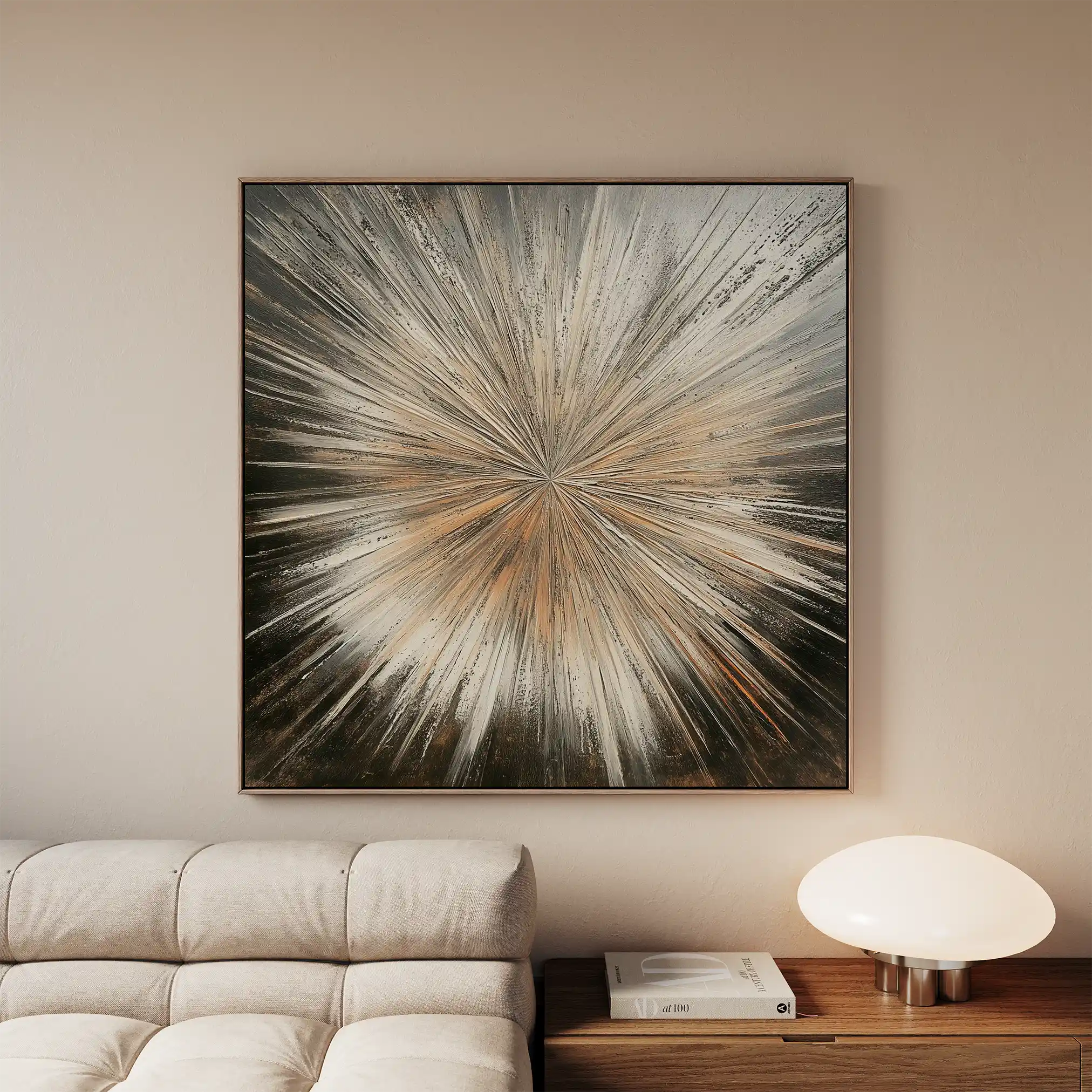 Abstract 977 Canvas Art 60 x 60 cm / Stretched on hidden frame