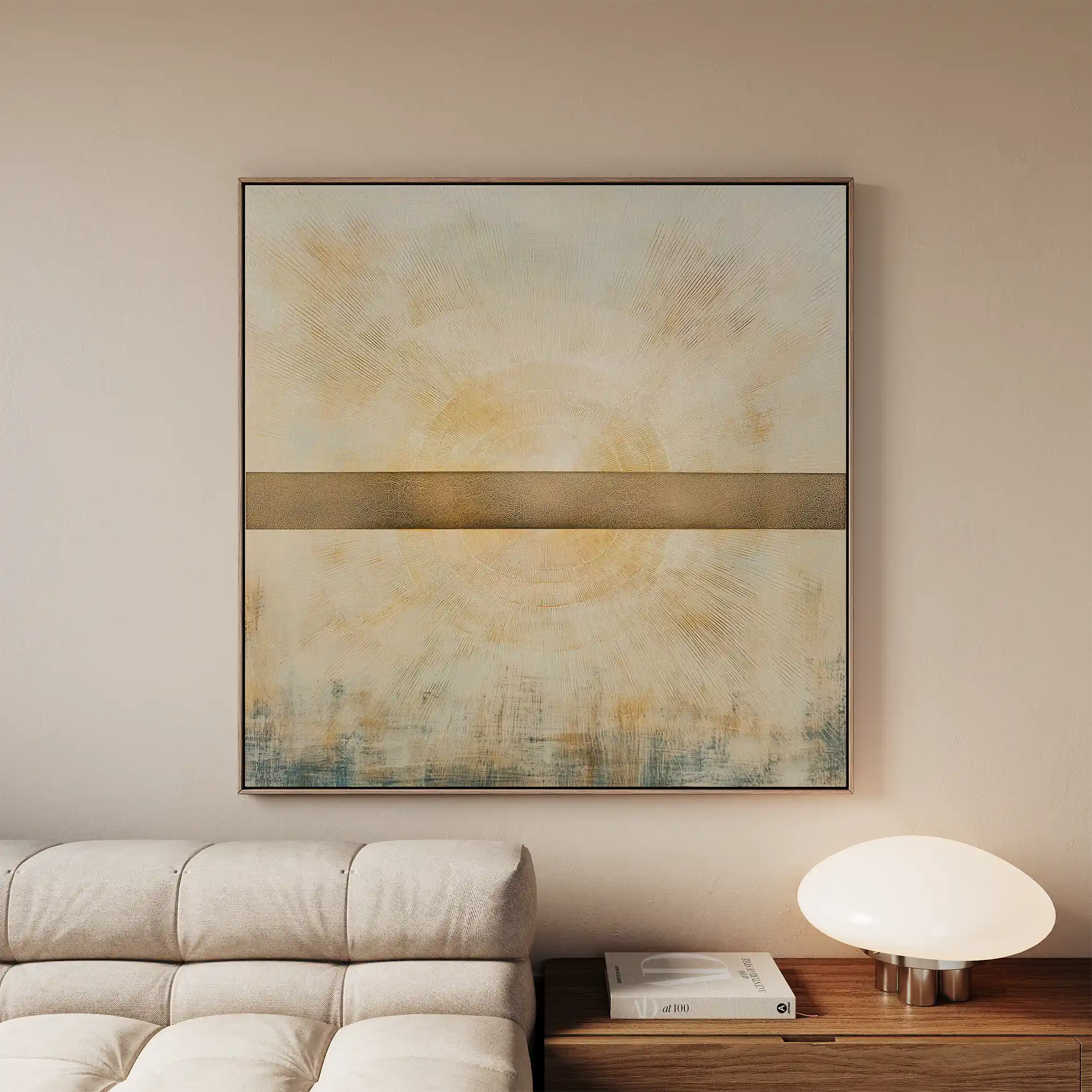 Abstract 978 Canvas Art 60 x 60 cm / Stretched on hidden frame