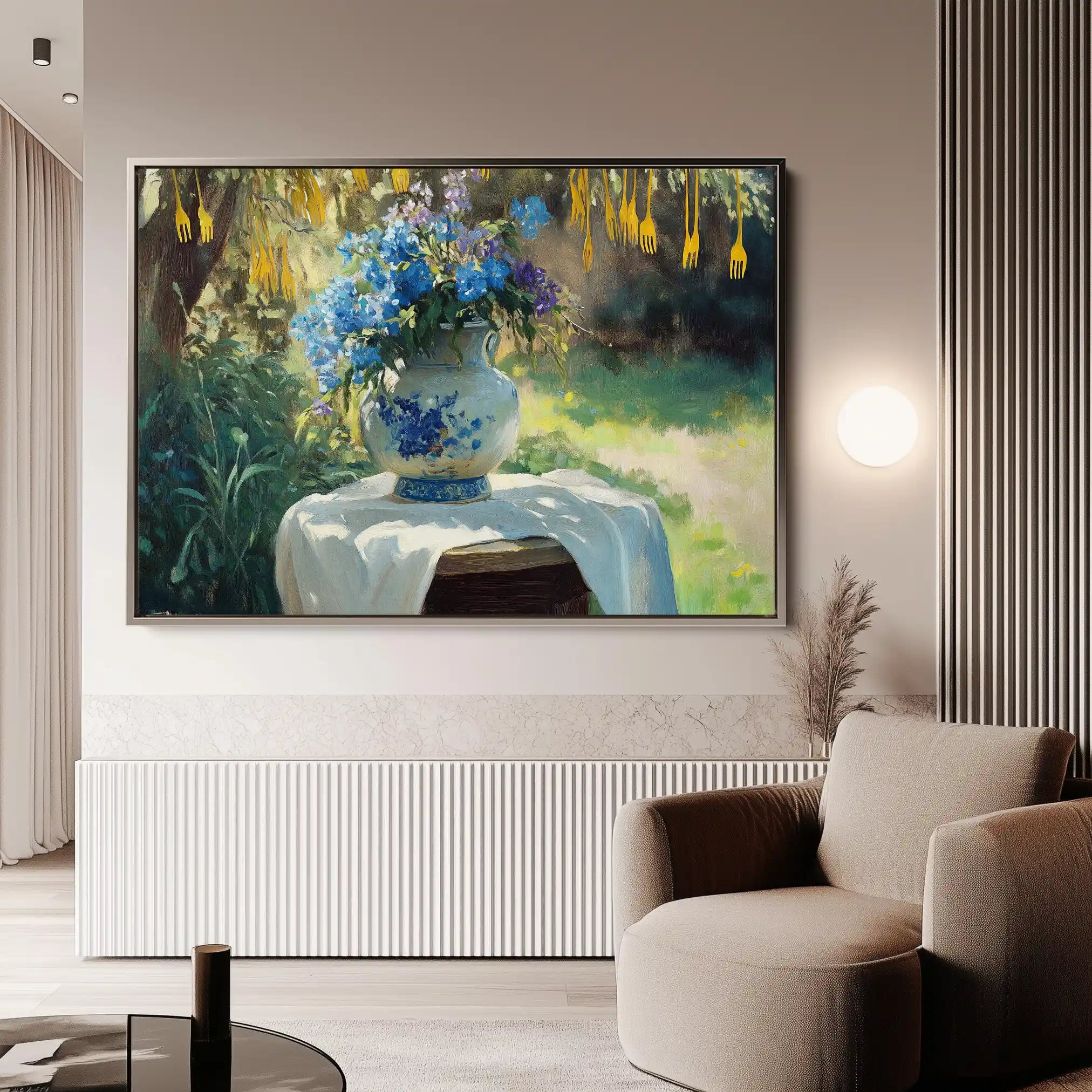 Floral Canvas Wall Art WAD978-F 90 x 60 cm / Stretched on hidden frame