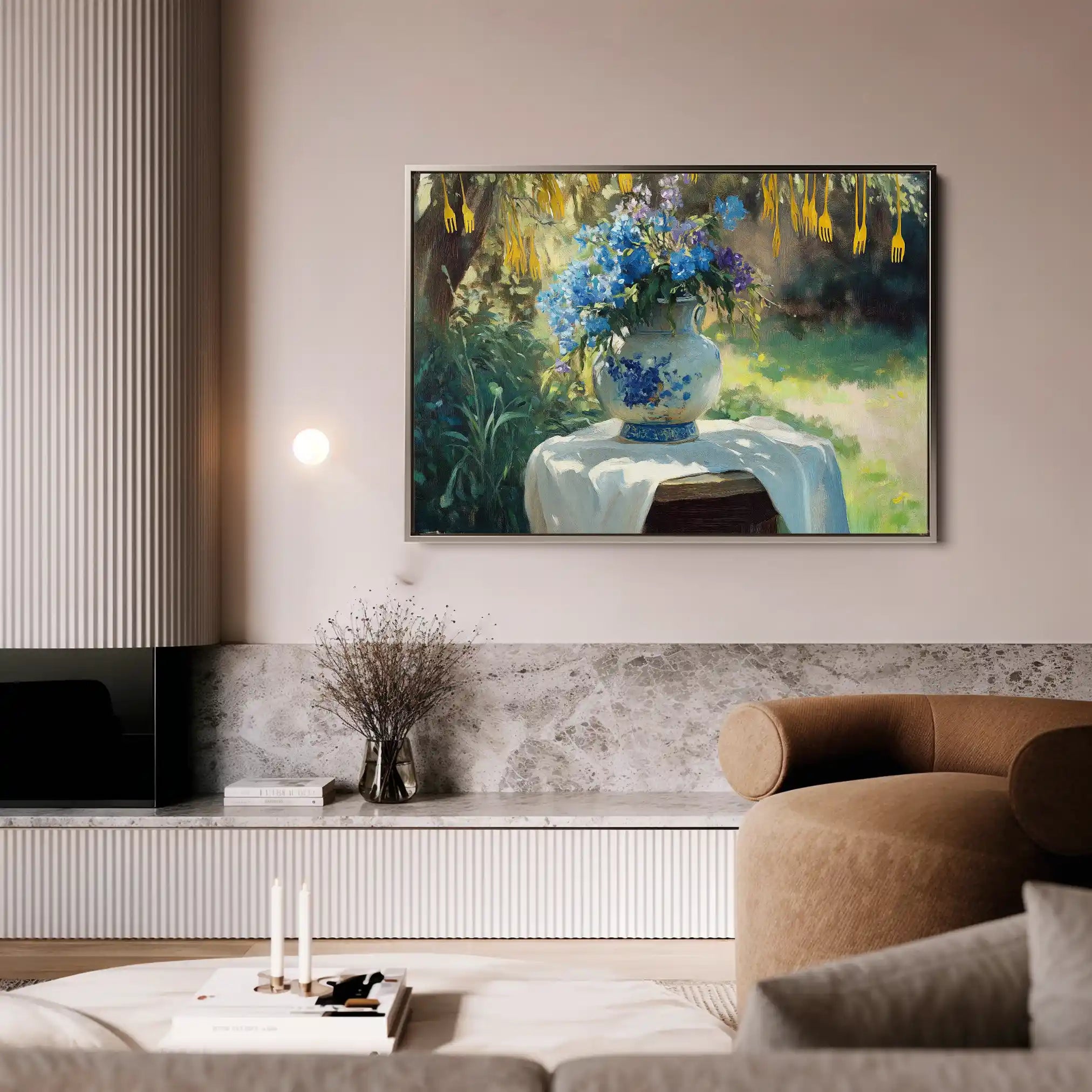 Floral Canvas Wall Art WAD978-F 90 x 60 cm / Stretched on hidden frame