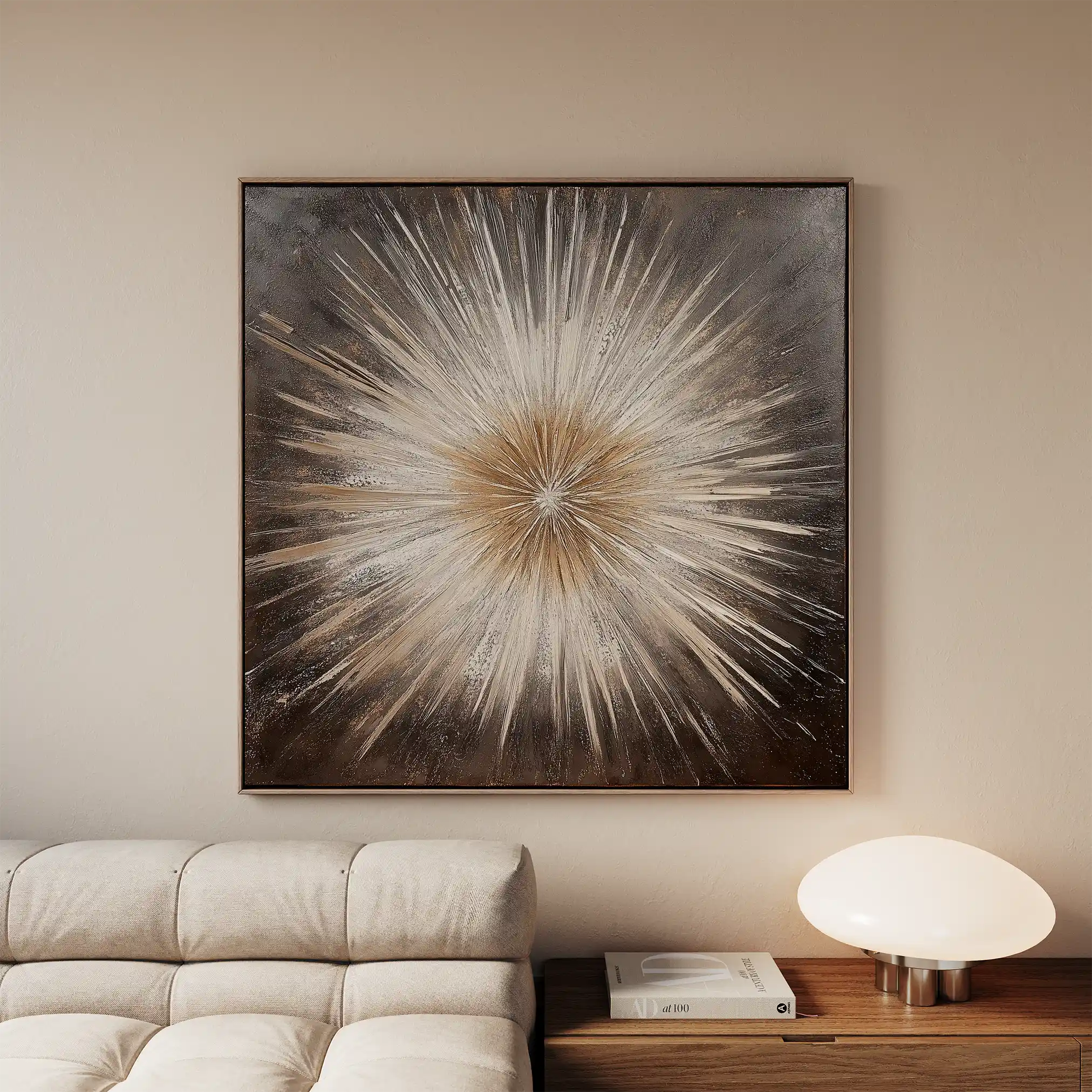 Abstract 979 Canvas Art 60 x 60 cm / Stretched on hidden frame