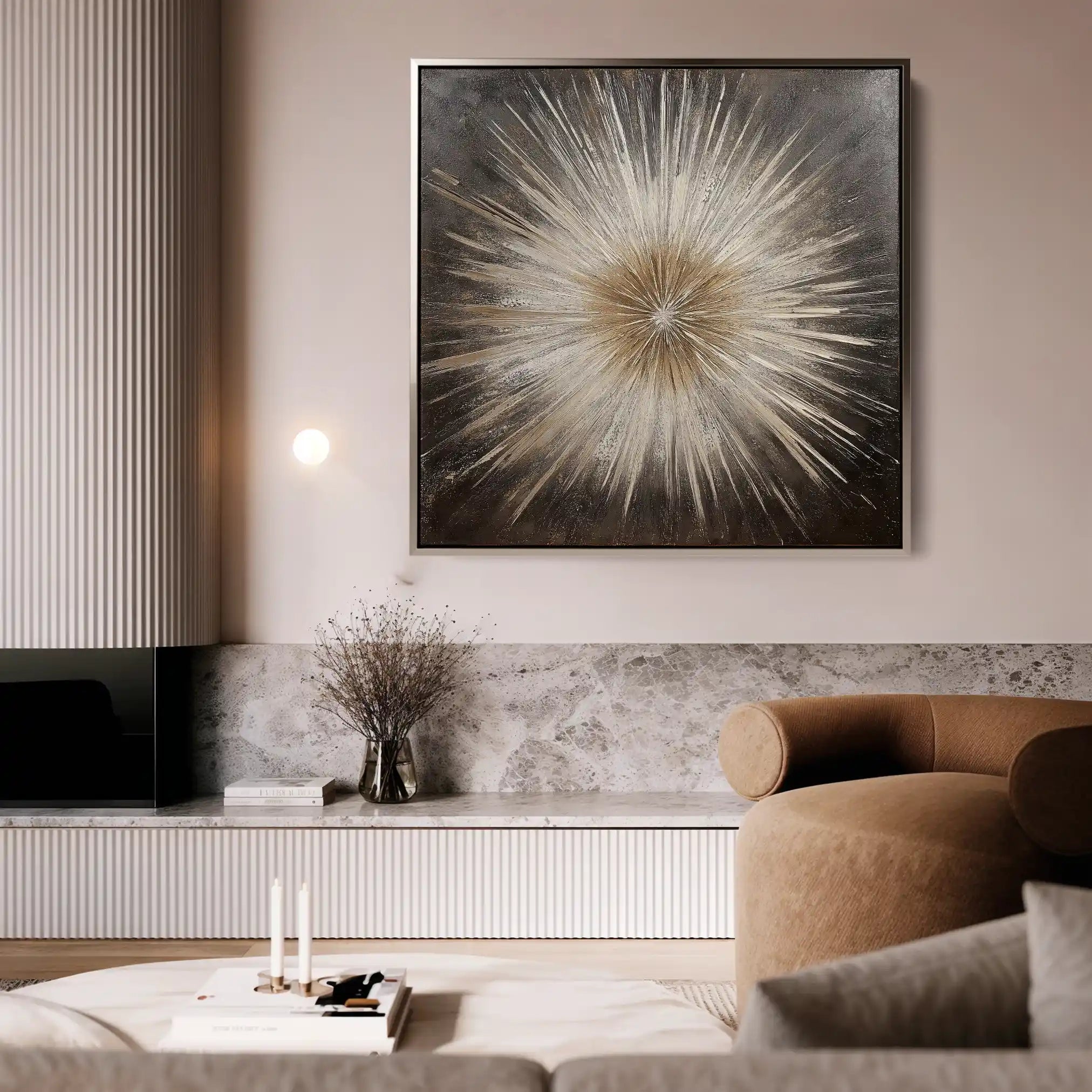 Abstract 979 Canvas Art 60 x 60 cm / Stretched on hidden frame