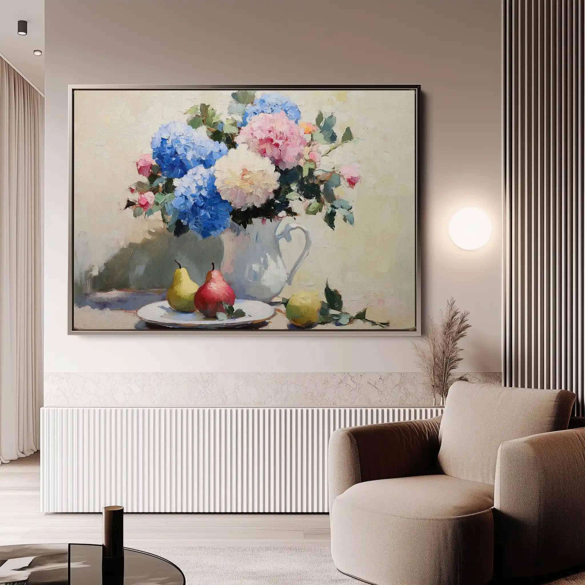 Floral Canvas Wall Art WAD979-F 90 x 60 cm / Stretched on hidden frame