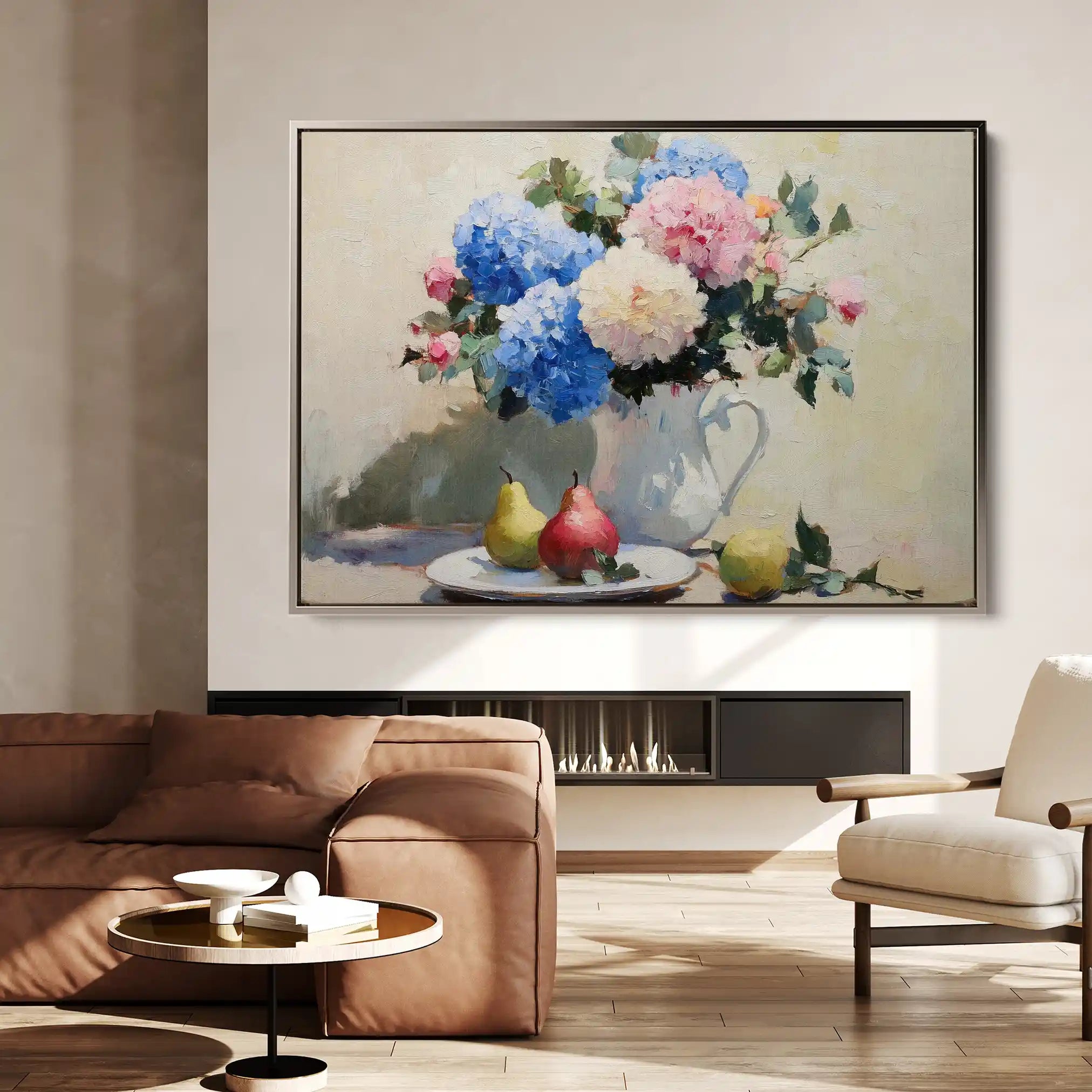 Floral Canvas Wall Art WAD979-F 90 x 60 cm / Stretched on hidden frame