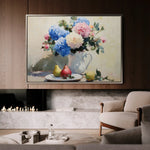 Floral Canvas Wall Art WAD979-F 90 x 60 cm / Stretched on hidden frame
