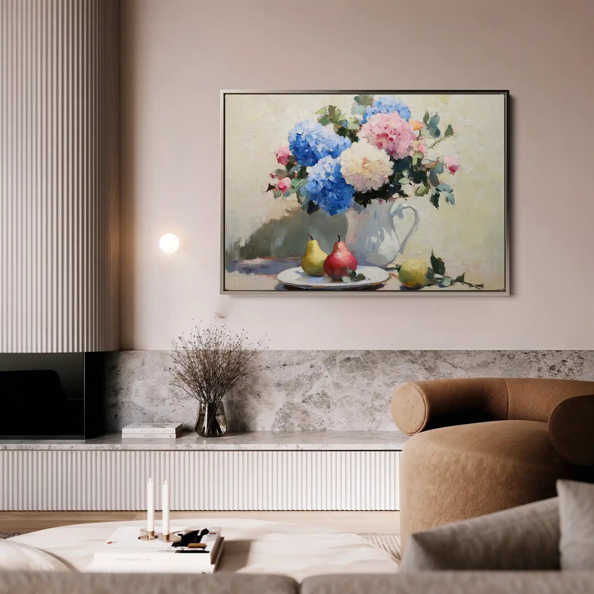 Floral Canvas Wall Art WAD979-F 90 x 60 cm / Stretched on hidden frame