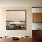 Abstract 980 Canvas Art 60 x 60 cm / Stretched on hidden frame