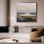 Abstract 980 Canvas Art 60 x 60 cm / Stretched on hidden frame