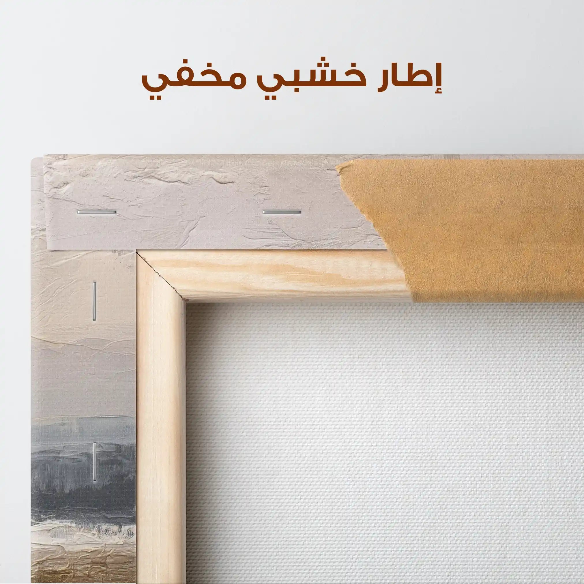 Abstract 980 Canvas Art 60 x 60 cm / Stretched on hidden frame