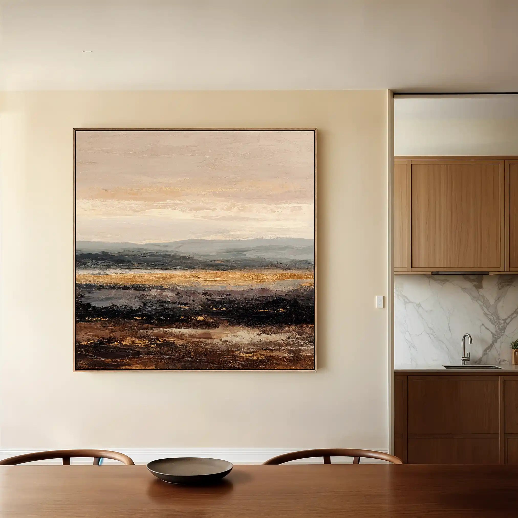 Abstract 981 Canvas Art 60 x 60 cm / Stretched on hidden frame