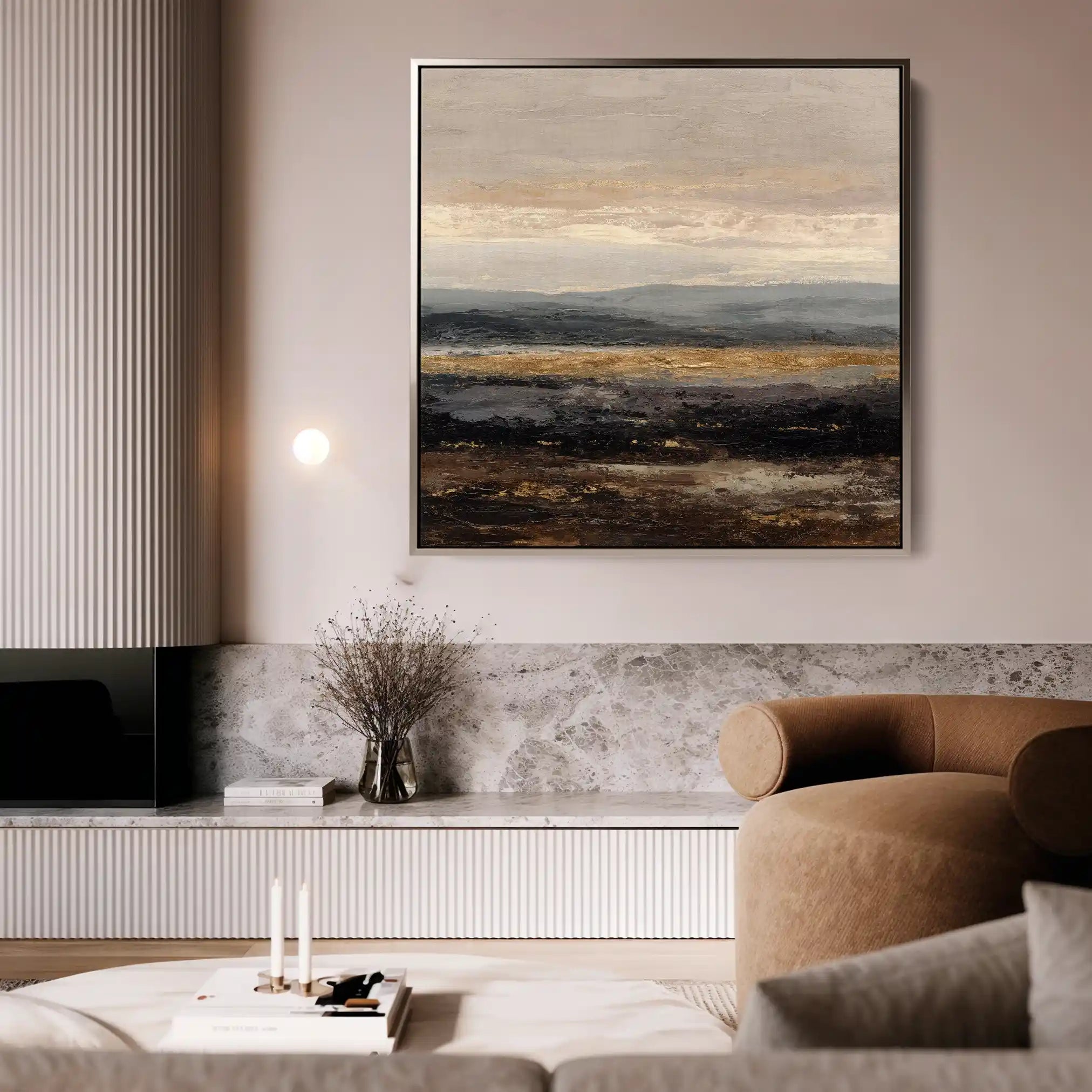 Abstract 981 Canvas Art 60 x 60 cm / Stretched on hidden frame