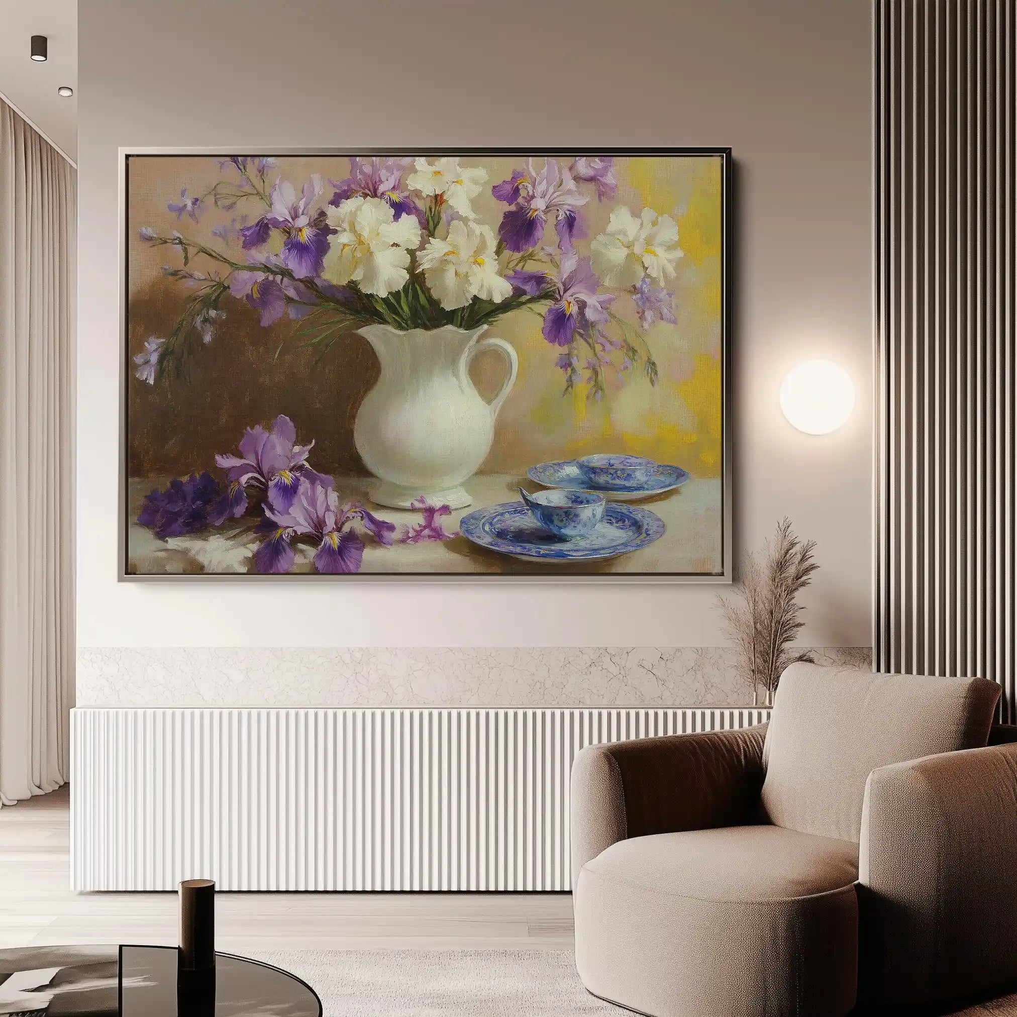 Floral Canvas Wall Art WAD981-F 90 x 60 cm / Stretched on hidden frame