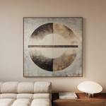 Abstract 982 Canvas Art 60 x 60 cm / Stretched on hidden frame