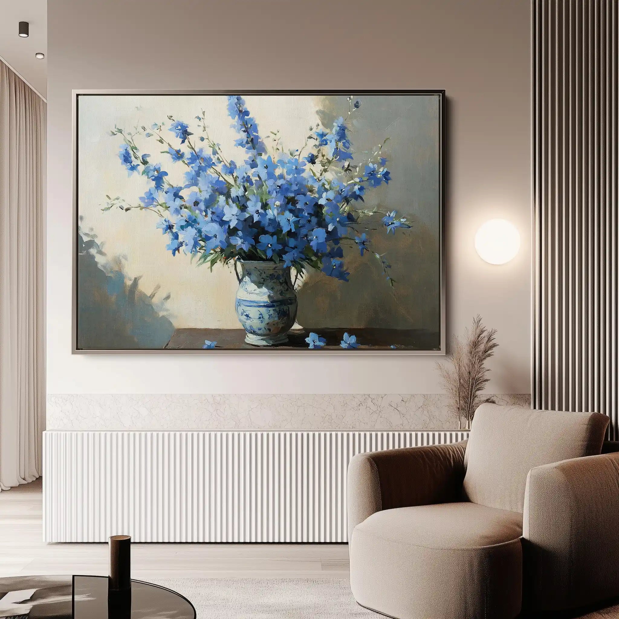 Floral Canvas Wall Art WAD982-F 90 x 60 cm / Stretched on hidden frame