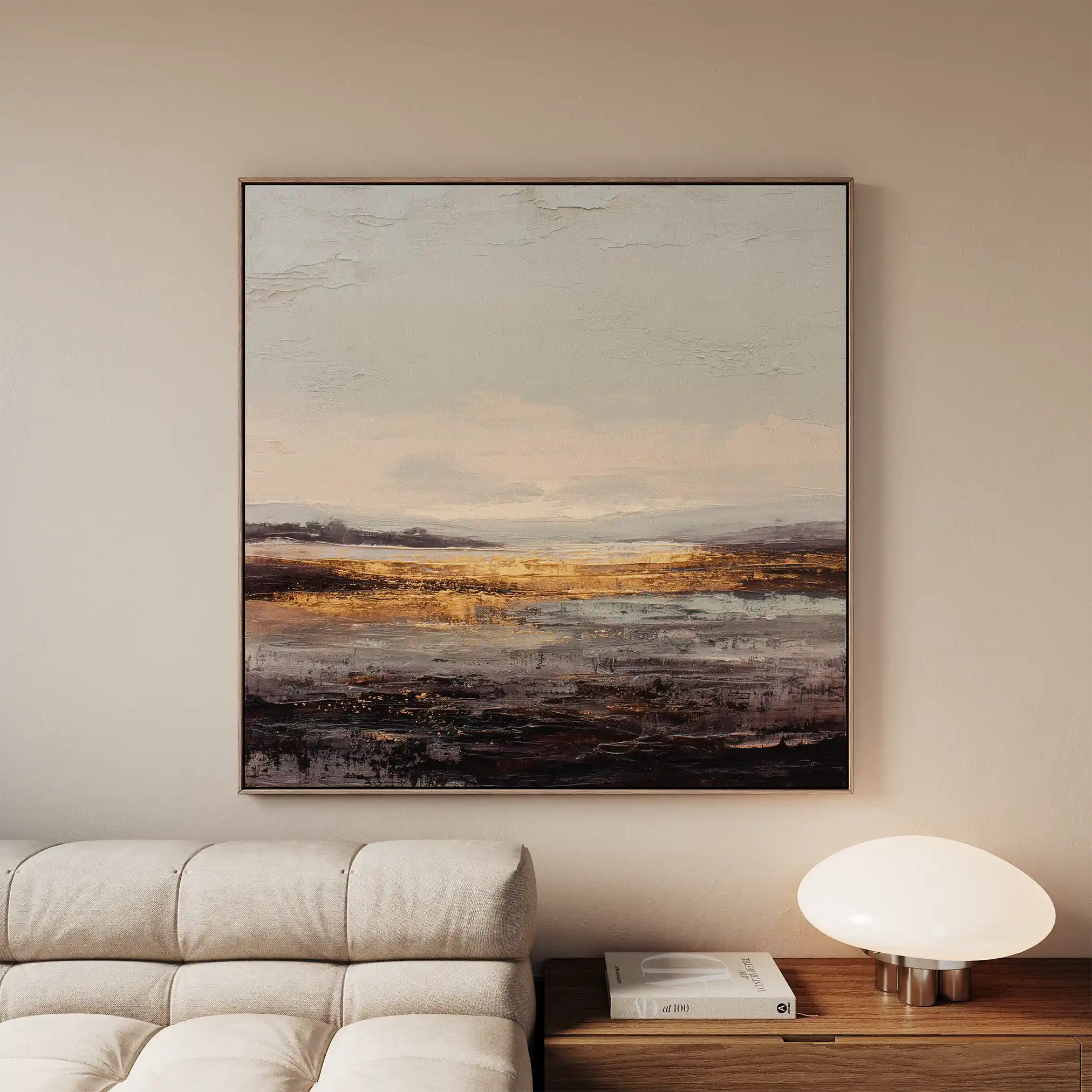 Abstract 983 Canvas Art 60 x 60 cm / Stretched on hidden frame