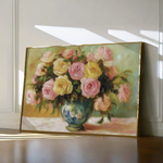 Floral Canvas Wall Art WAD983-F 90 x 60 cm / Stretched on hidden frame