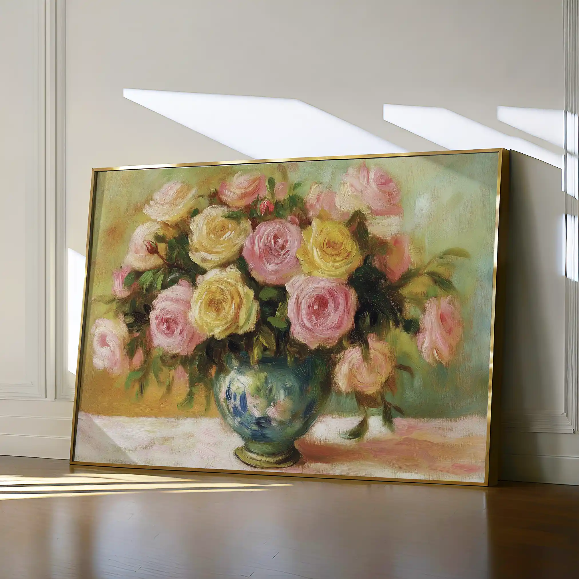 Floral Canvas Wall Art WAD983-F 90 x 60 cm / Stretched on hidden frame