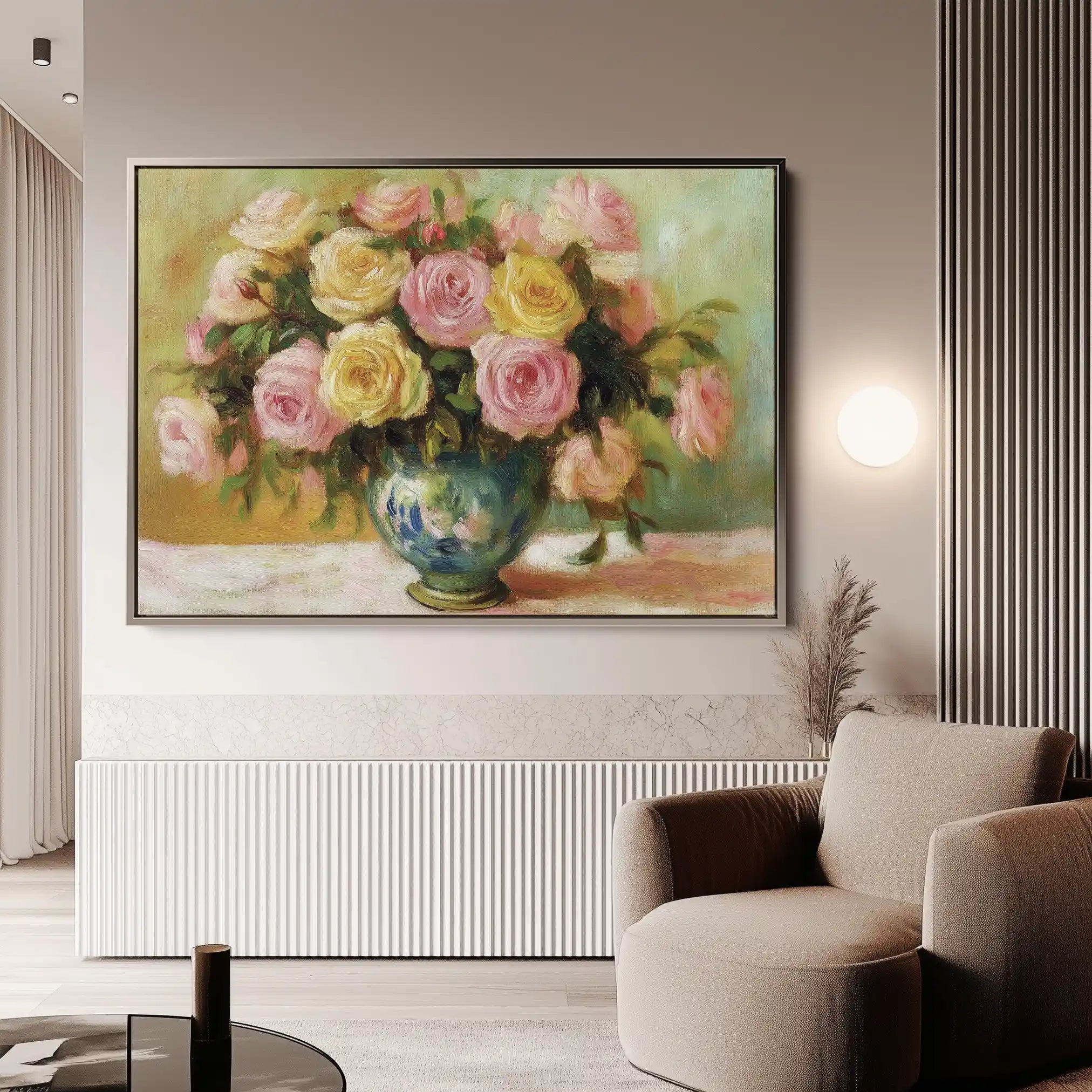 Floral Canvas Wall Art WAD983-F 90 x 60 cm / Stretched on hidden frame