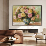Floral Canvas Wall Art WAD983-F 90 x 60 cm / Stretched on hidden frame