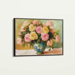 Floral Canvas Wall Art WAD983-F 90 x 60 cm / Stretched on hidden frame