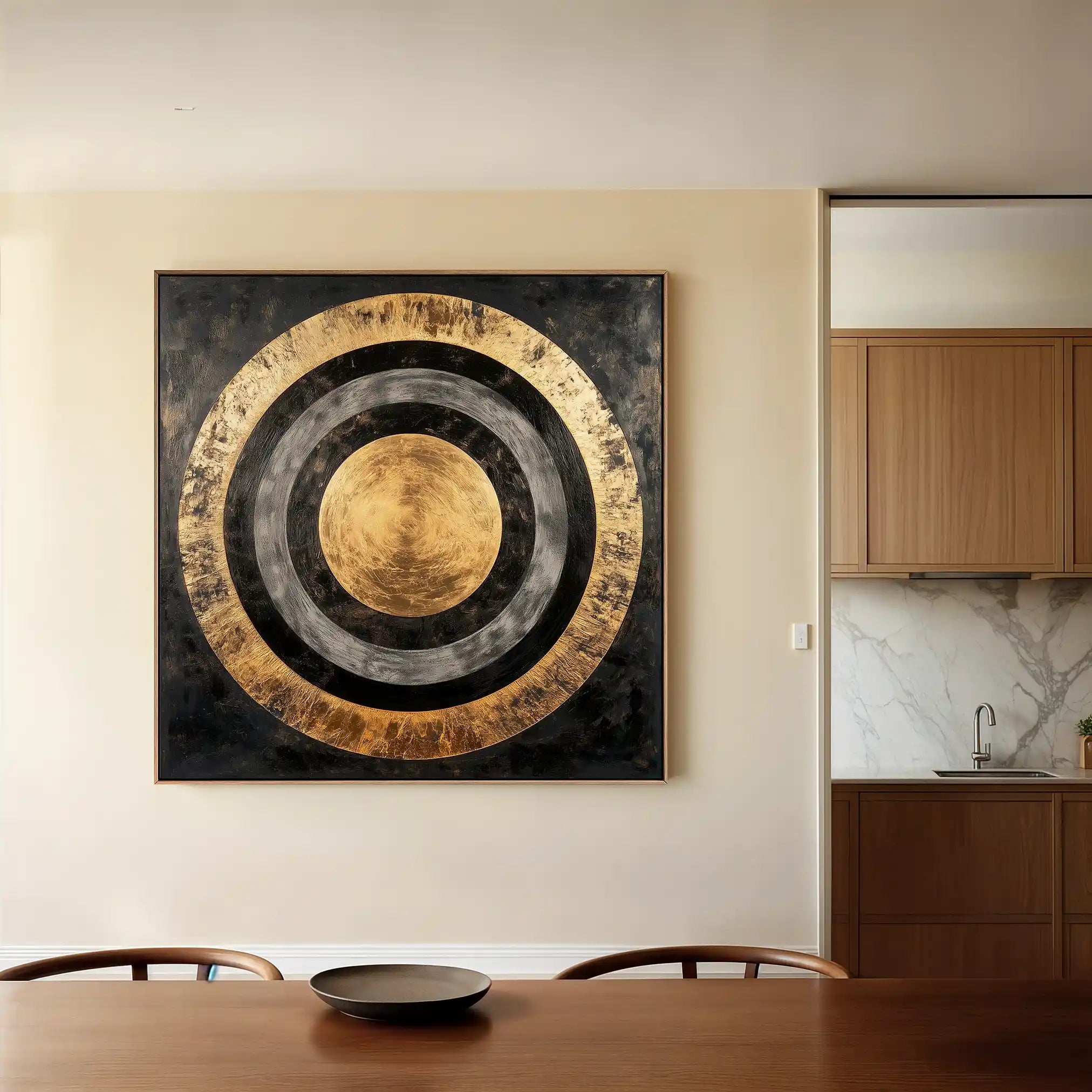 Abstract 984 Canvas Art 60 x 60 cm / Stretched on hidden frame