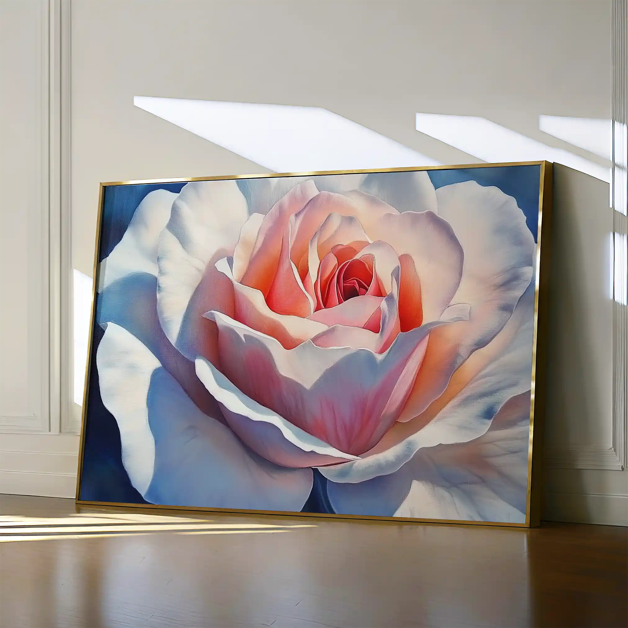Floral Canvas Wall Art WAD984-F 90 x 60 cm / Stretched on hidden frame