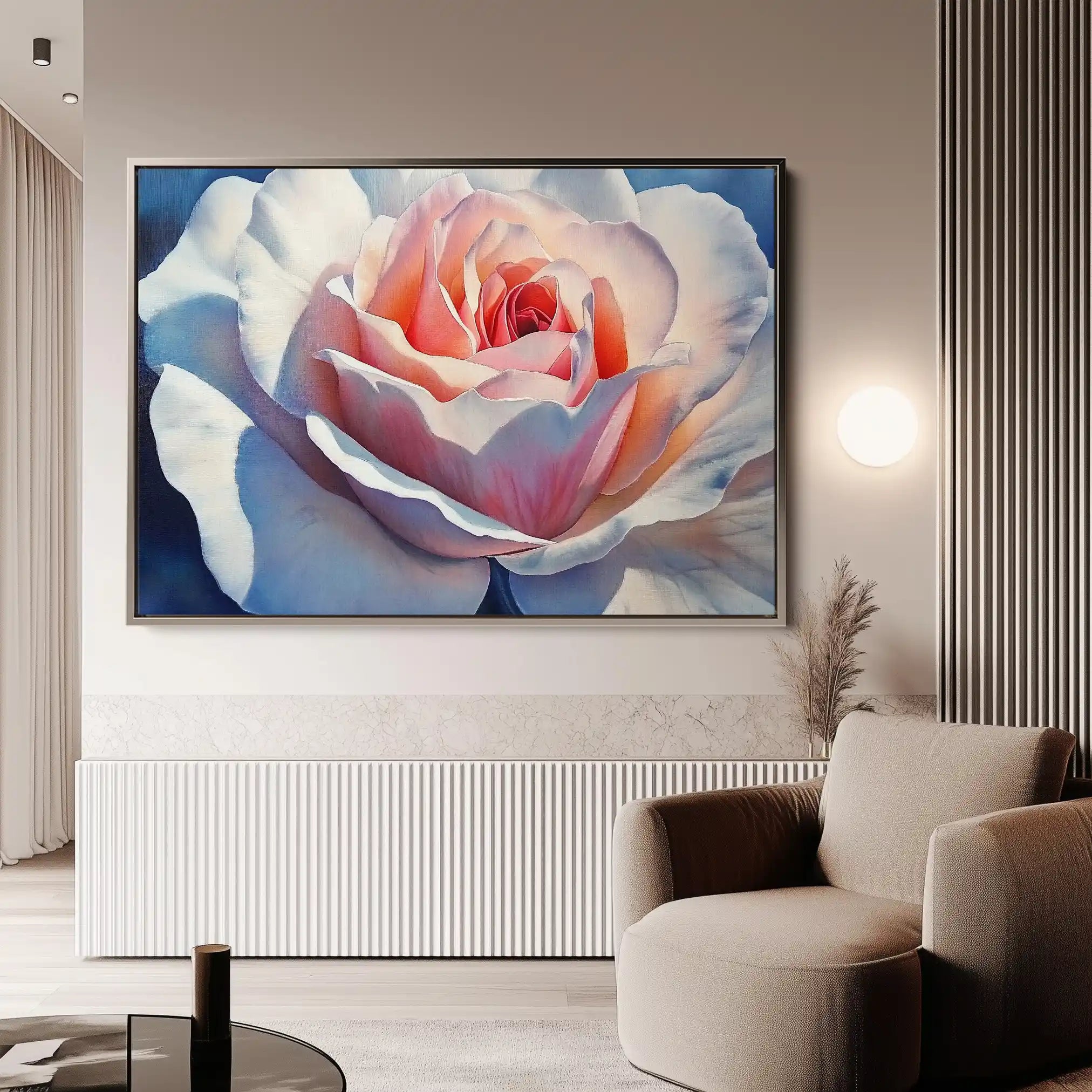 Floral Canvas Wall Art WAD984-F 90 x 60 cm / Stretched on hidden frame