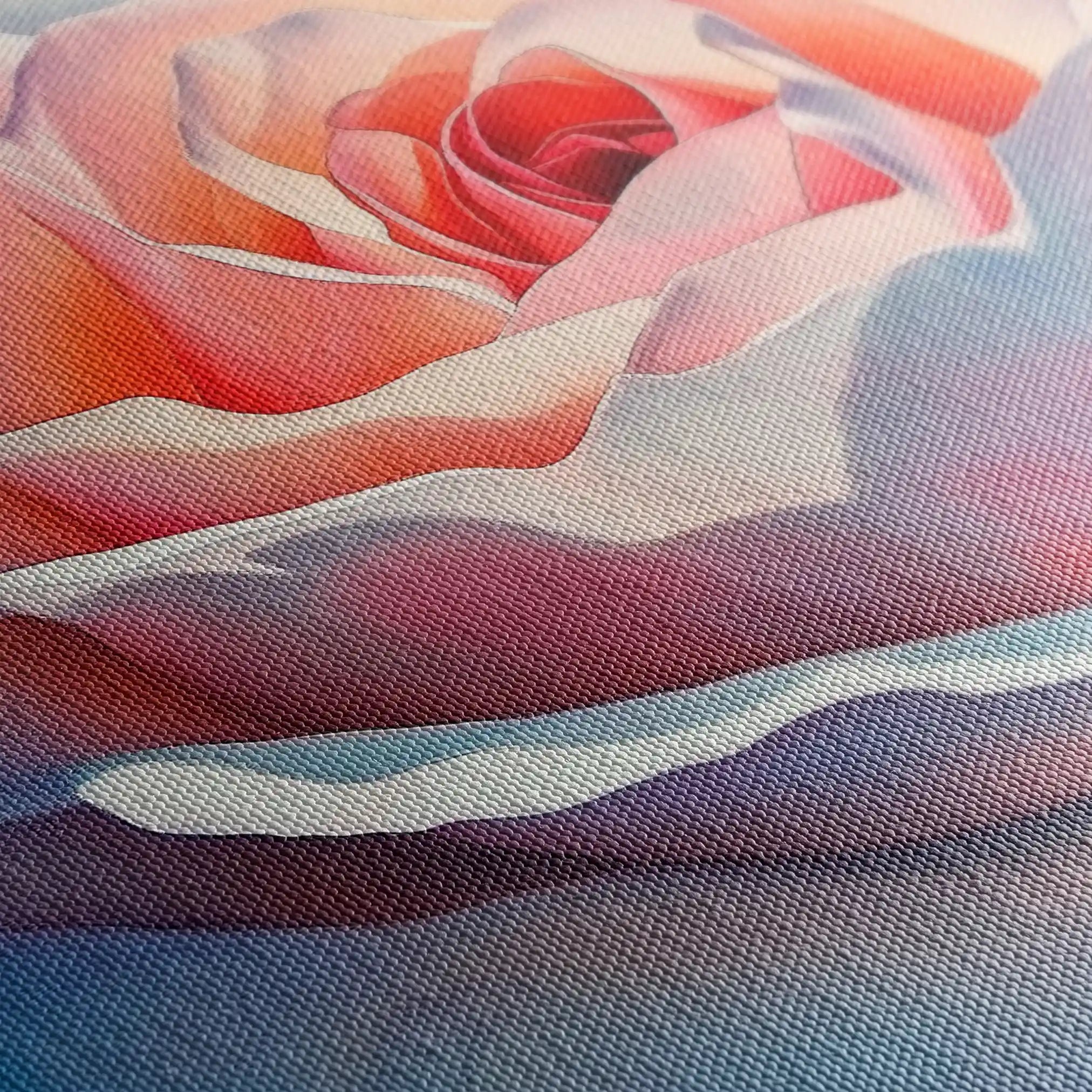 Floral Canvas Wall Art WAD984-F 90 x 60 cm / Stretched on hidden frame