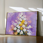 Floral Canvas Wall Art WAD986-F 90 x 60 cm / Stretched on hidden frame