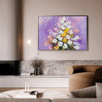 Floral Canvas Wall Art WAD986-F 90 x 60 cm / Stretched on hidden frame