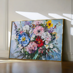 Floral Canvas Wall Art WAD987-F 90 x 60 cm / Stretched on hidden frame