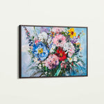 Floral Canvas Wall Art WAD987-F 90 x 60 cm / Stretched on hidden frame