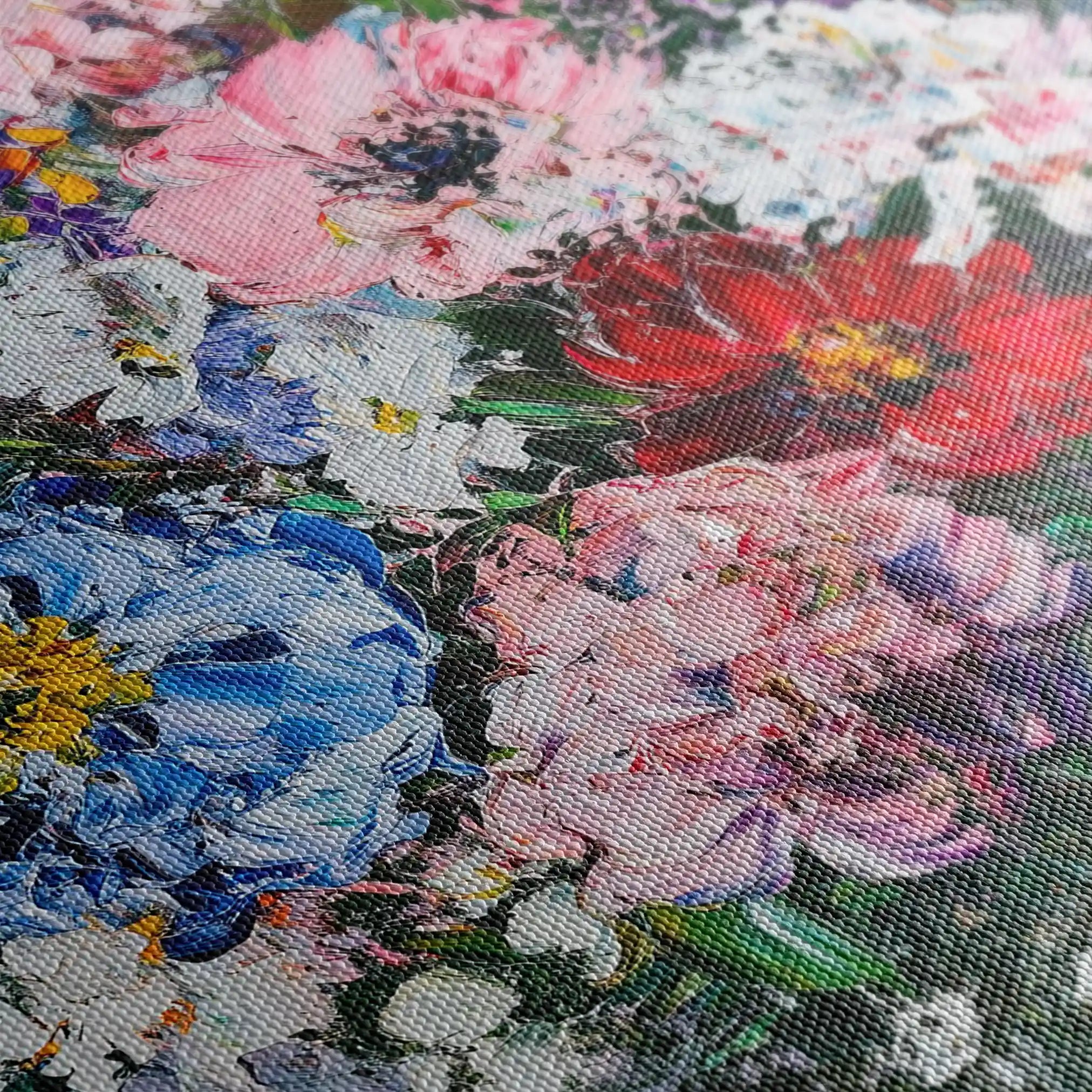 Floral Canvas Wall Art WAD987-F 90 x 60 cm / Stretched on hidden frame