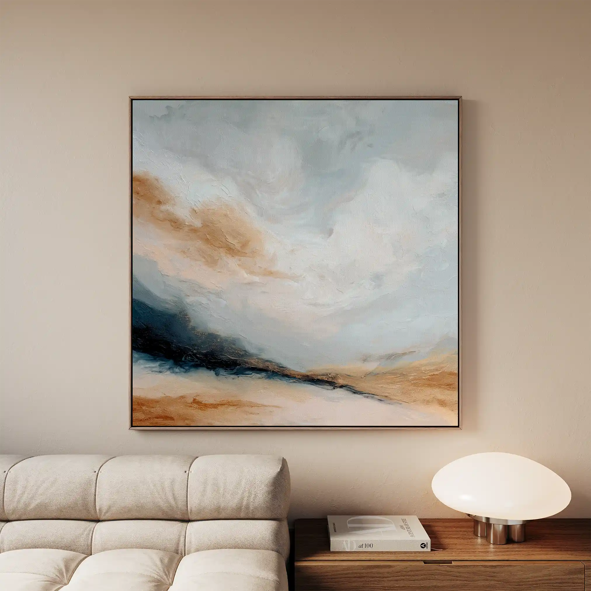 Abstract 988 Canvas Art 60 x 60 cm / Stretched on hidden frame