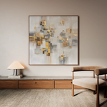 Abstract 989 Canvas Art 60 x 60 cm / Stretched on hidden frame