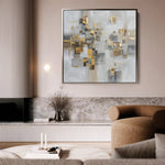 Abstract 989 Canvas Art 60 x 60 cm / Stretched on hidden frame