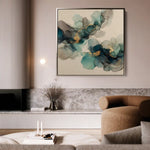 Abstract 990 Canvas Art 60 x 60 cm / Stretched on hidden frame