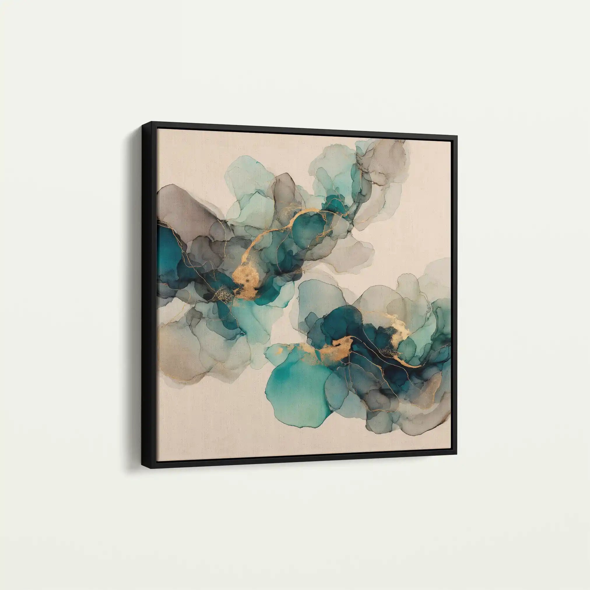 Abstract 990 Canvas Art 60 x 60 cm / Stretched on hidden frame