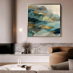 Abstract 991 Canvas Art 60 x 60 cm / Stretched on hidden frame