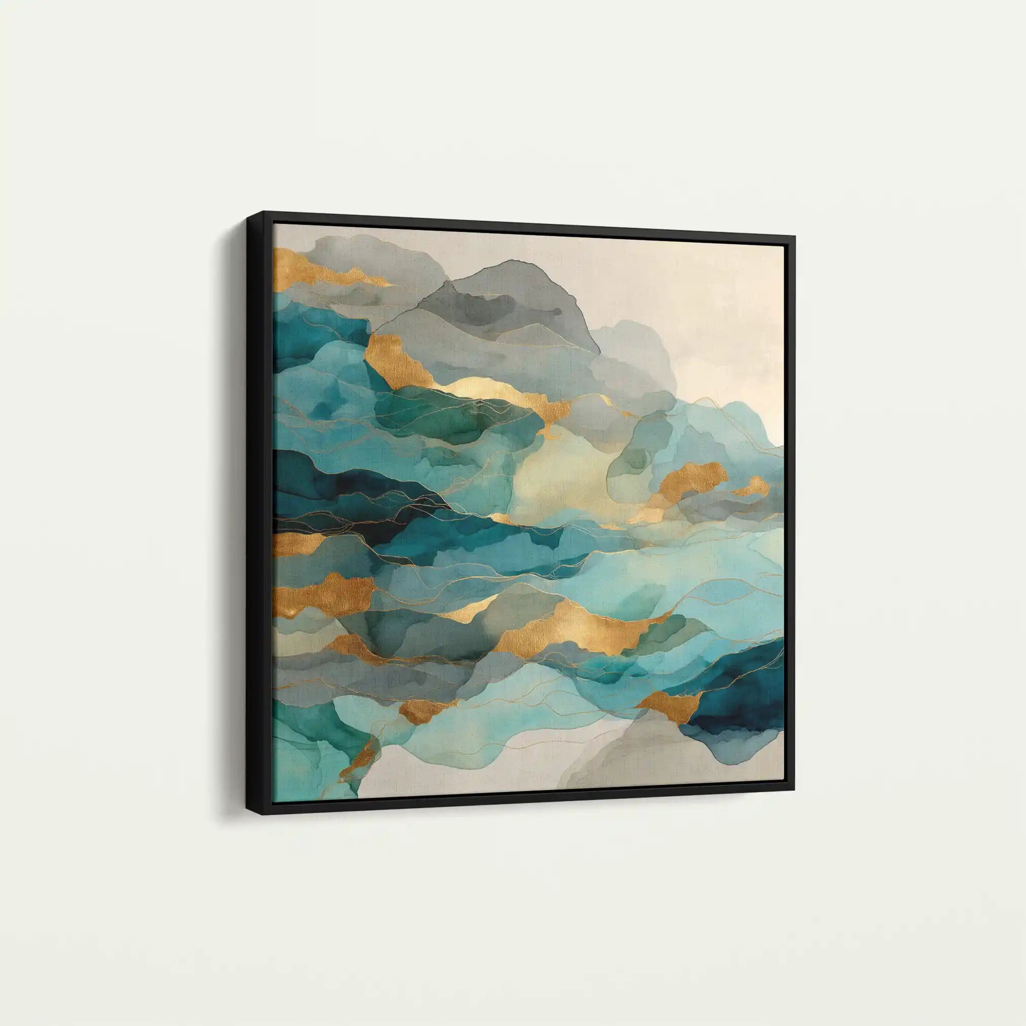 Abstract 991 Canvas Art 60 x 60 cm / Stretched on hidden frame