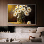 Floral Canvas Wall Art WAD991-F 90 x 60 cm / Stretched on hidden frame